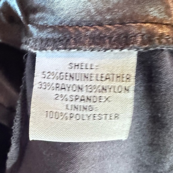 My Tribe Leather Front Full zip back Sleeveless Top Size Extra Small Black - Picture 3 of 10